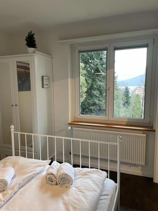 Beautiful Flat With Nice Lake And Mountain Views Weggis Exterior foto