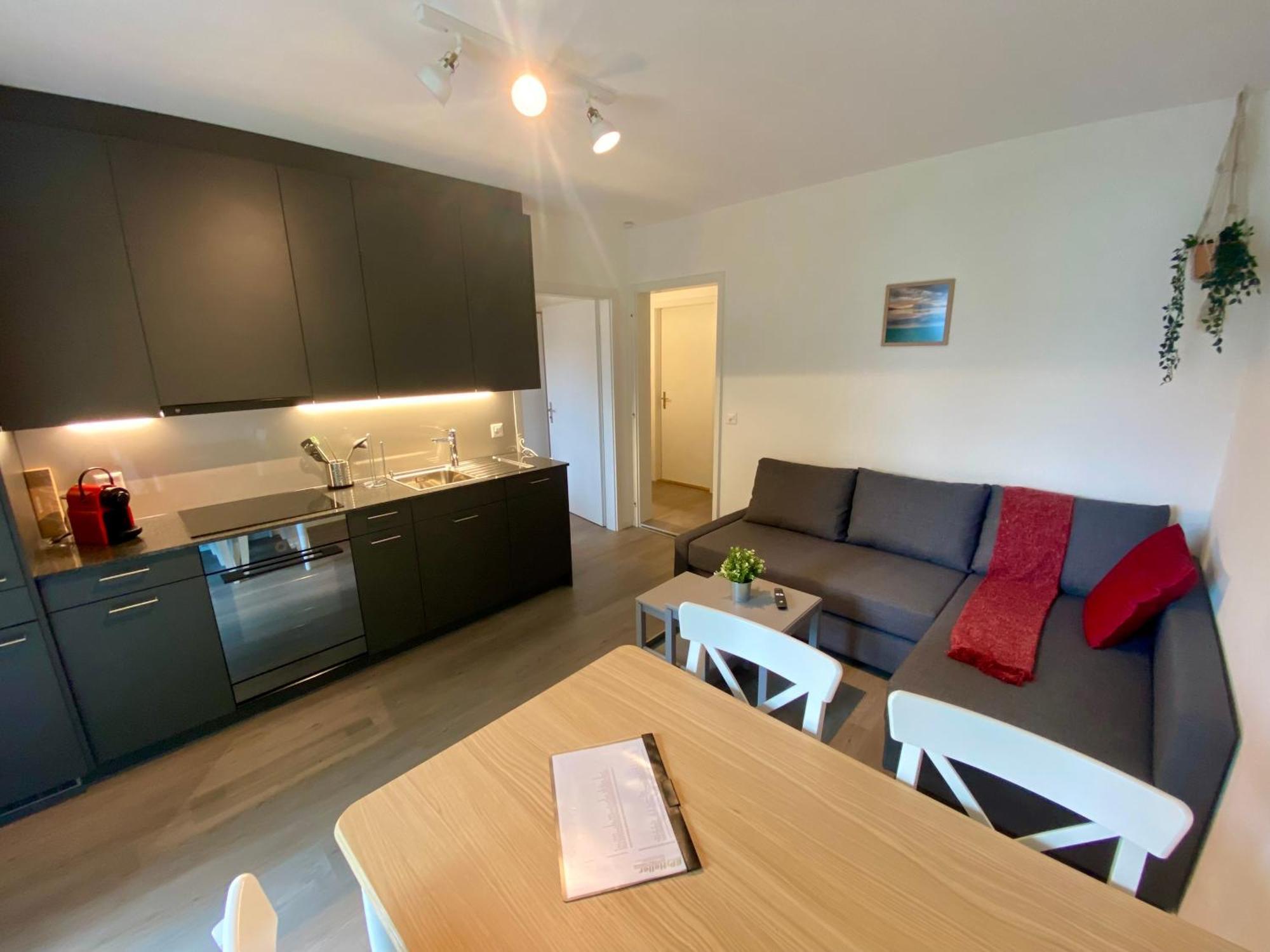 Beautiful Flat With Nice Lake And Mountain Views Weggis Exterior foto